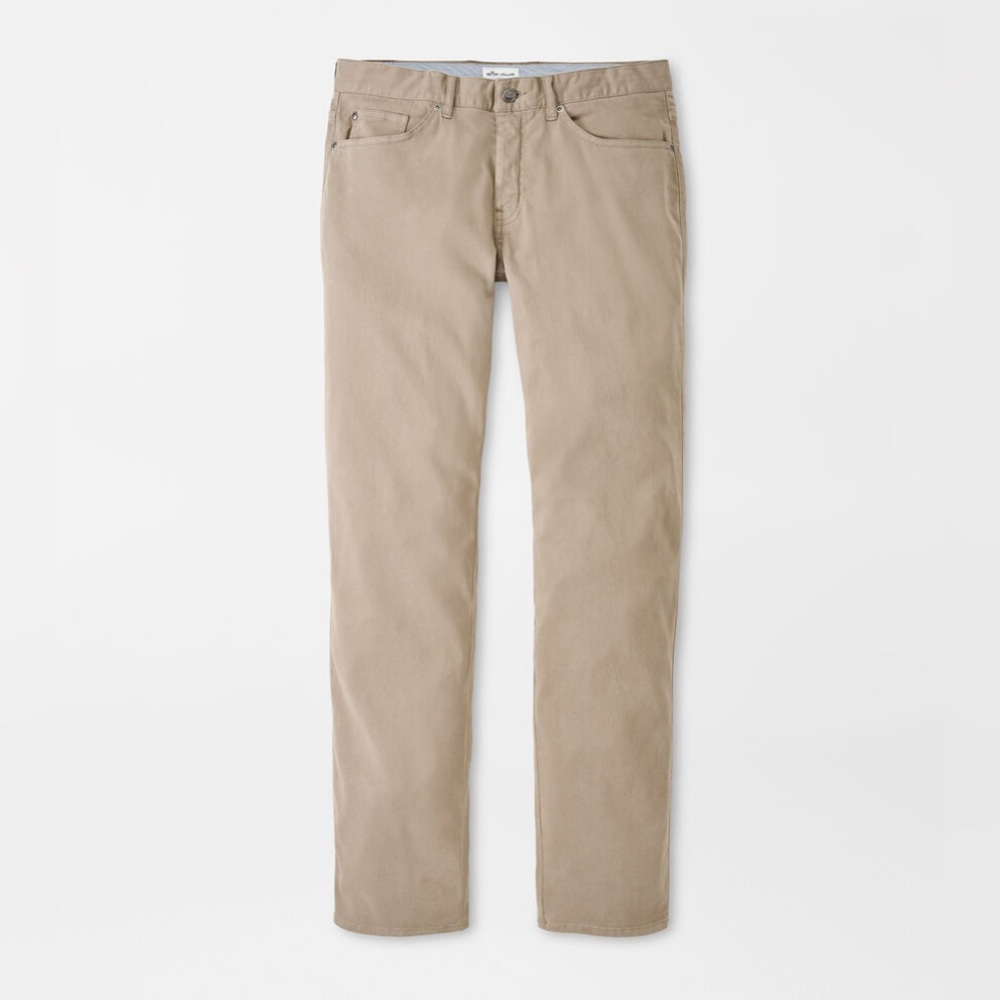 NWT Peter Millar Ultimate Sateen 5 Pocket Pant - Khaki Size 32